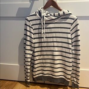 Roxy Striped blue and White woman’s hoodie